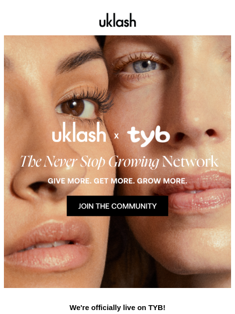 uklash newsletter: New! Earn rewards for loving us 💕