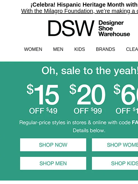 dsw newsletter: STOP 🛑 $15 OFF NEW BOOTS