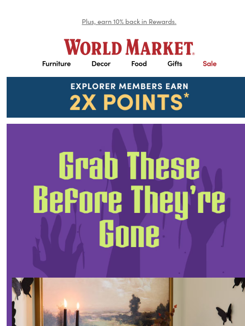 emailworldmarket newsletter: These 5 Halloween finds are flying off the shelves...