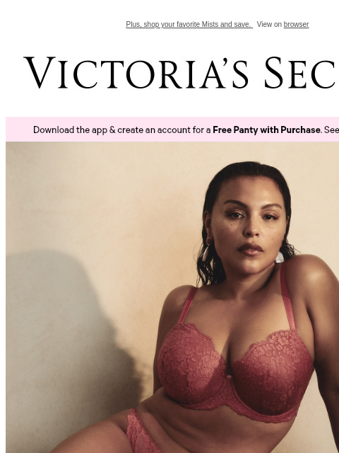 victoriassecret newsletter: Uniined Bras are Having a Moment...