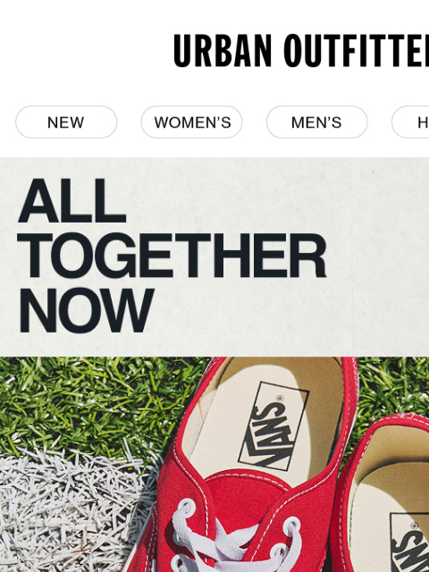 urbanoutfitters newsletter: Vans · Classic Styles Made to Move