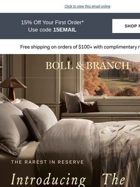 bollandbranch newsletter: Introducing Reserve Maison Cashmere.