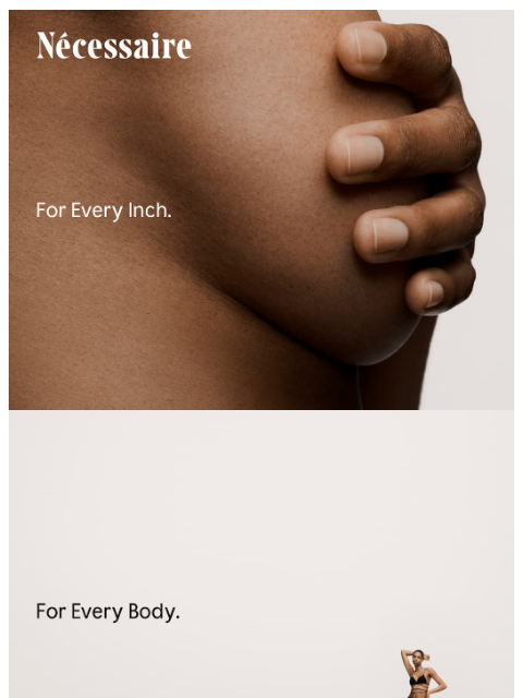 necessaire newsletter: Body. Hair. Hands. Lips.