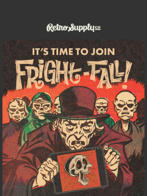 retrosupply newsletter: Fright-Fall is back. Here's your drawing kit.