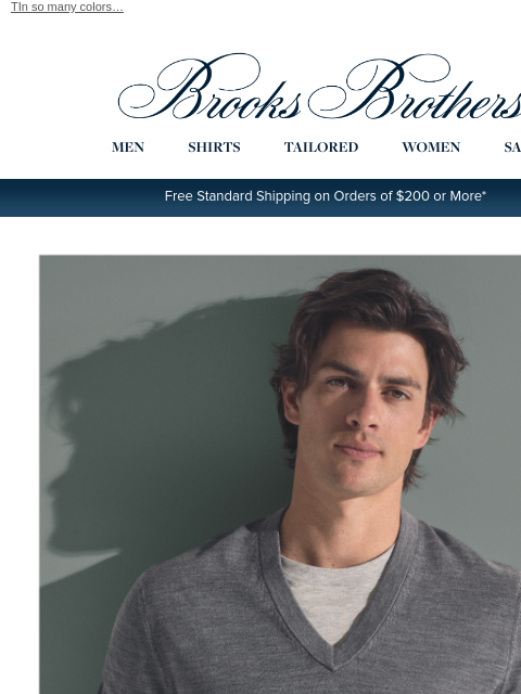 brooksbrothers newsletter: Your two must-have sweaters