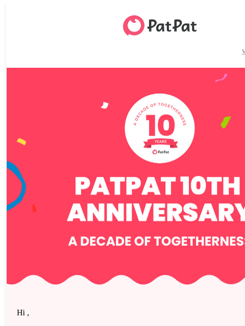 Join the celebration with exclusive deals, surprises, and a look back at 10 years of togetherness! ͏ ͏ ͏ ͏ ͏ ͏ ͏ ͏ ͏ ͏ ͏ ͏ ͏ ͏ ͏ ͏ ͏ ͏ ͏ ͏ ͏ ͏ ͏ ͏ ͏ ͏ ͏ ͏ ͏ ͏ ͏ ͏ ͏ ͏ ͏ ͏ ͏ ͏ ͏ ͏ ͏ ͏ ͏ ͏ ͏ ͏ ͏ ͏ ͏ ͏ ͏