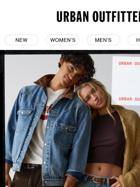 urbanoutfitters newsletter: UO ON ROTATION 🙂 NEW LEVI’S®