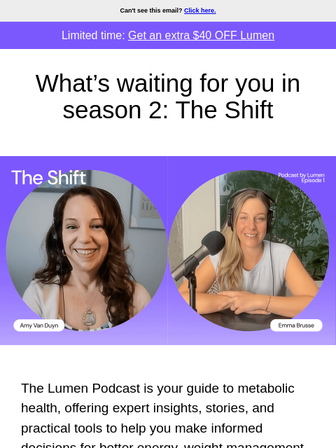 lumen newsletter: Hear inspiring stories from people just like you