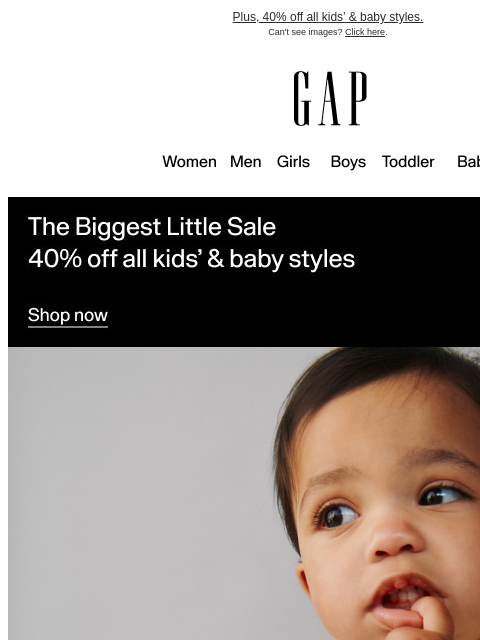 gap newsletter: Deals on their favorite PJs, starting at $18