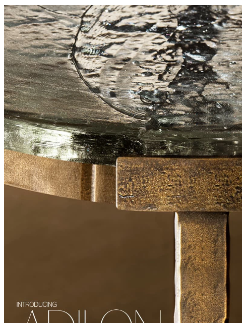 rh newsletter: The Beauty of Brutalism. Introducing Adilon in Cas...