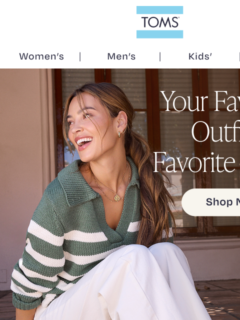 toms newsletter: Neutral Wardrobe Essentials