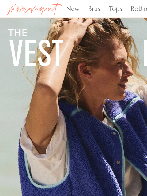 freepeople newsletter: Spotlight On: The Keep It Cozy Vest