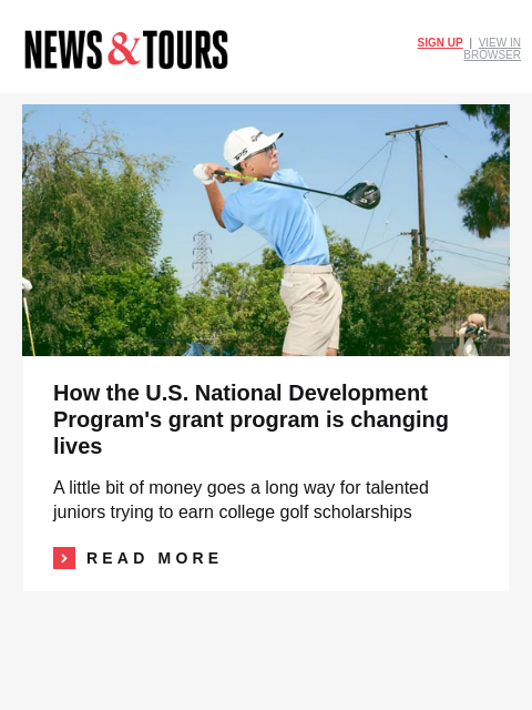 golfdigest newsletter: 5 public courses that could be major venues