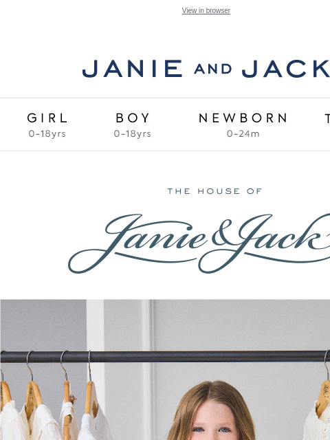 janieandjack newsletter: Where dresses meet perfect precision