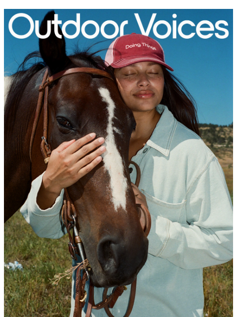 outdoorvoices newsletter: OV Equestrian is now live!