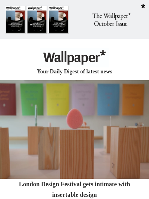 futureplc newsletter: LDF gets intimate with insertable design