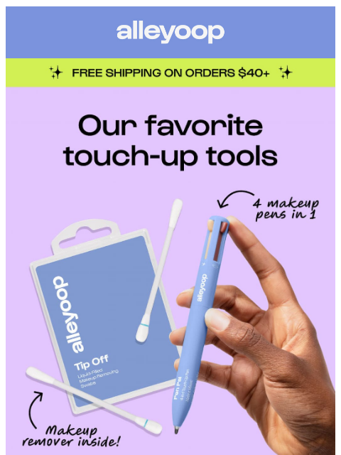 meetalleyoop newsletter: For touch-ups to-go ๐