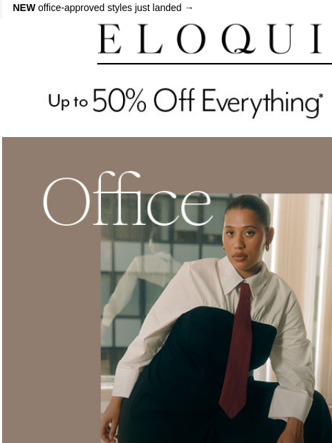 eloquii newsletter: CONGRATS ON THE PROMOTION