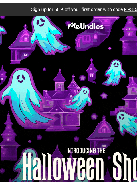 meundies newsletter: NOW OPEN: The Halloween Shop 🎃
