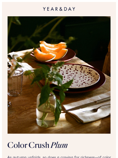 yearandday newsletter: We’re crushing on Plum