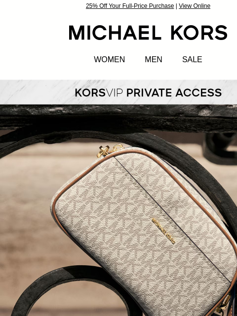 michaelkorsmail newsletter: Your KORSVIP Exclusive Offer Is Waiting