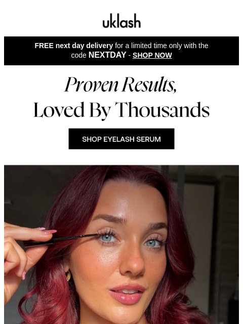 uklash newsletter: Ready for real lash growth? Try our cult classic �...