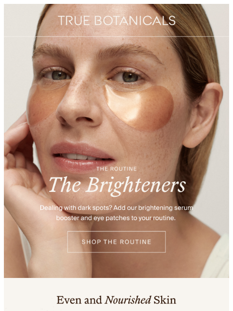 truebotanicals newsletter: Dealing with dark spots?
