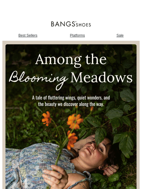 bangsshoes newsletter: Among the Blooming Meadows 🌼