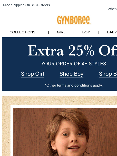 gymboree newsletter: Curated Fall Looks Feat. the Softest Fabrics