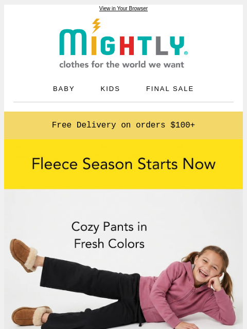 mightly newsletter: Back in Stock: Wide Leg Pants 🍂