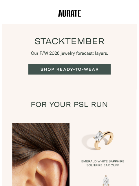 auratenewyork newsletter: STACKTEMBER