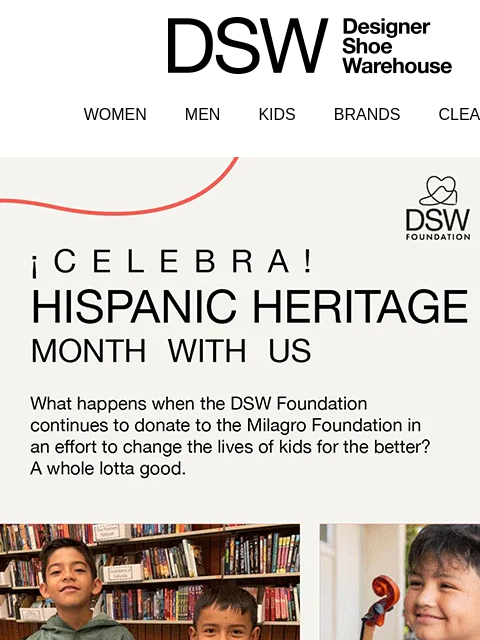 dsw newsletter: Celebrate Hispanic Heritage Month with us ❤️💙💛