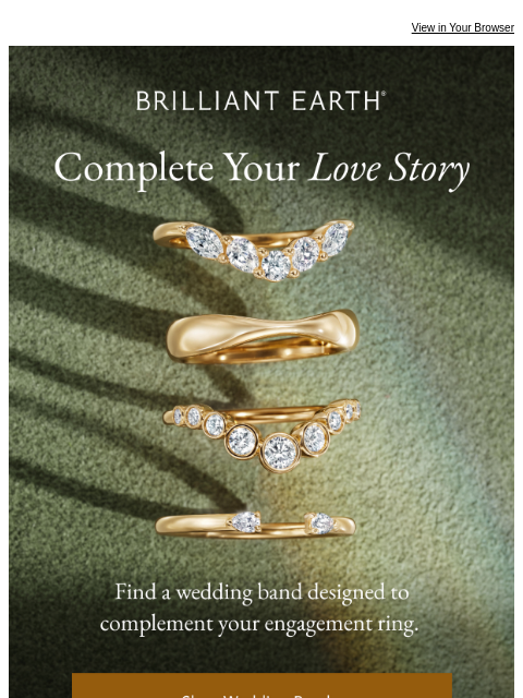 brilliantearth newsletter: Your engagement ring’s other half