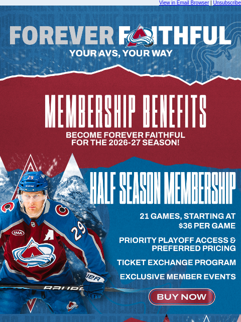 thecoloradoavalanche newsletter: 🏔️ Learn More About Becoming Forever Faithful!