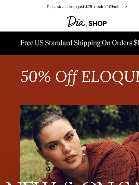 dia newsletter: Today Only: 50% Off ELOQUII