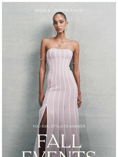 modaoperandi newsletter: The save the dates are coming…