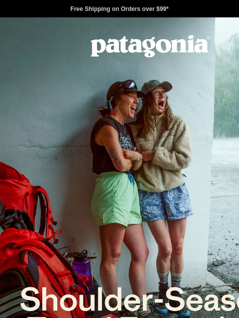 patagonia newsletter: Fall travel gear for expected unexpecteds