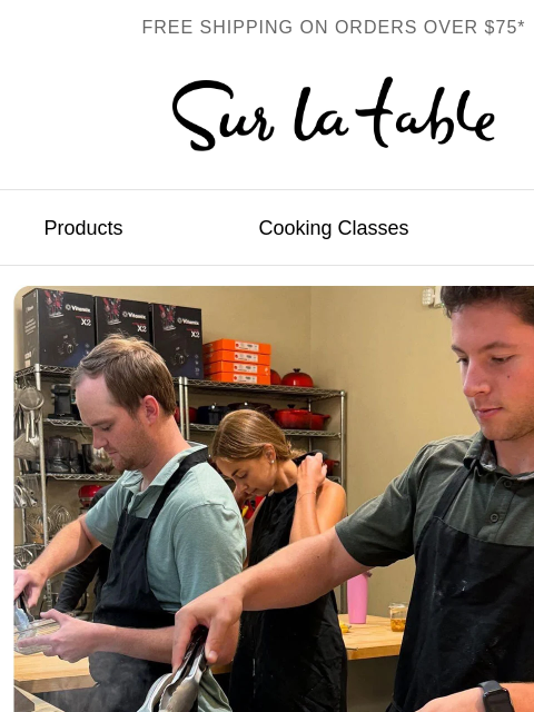 surlatable newsletter: See What's Cooking This October