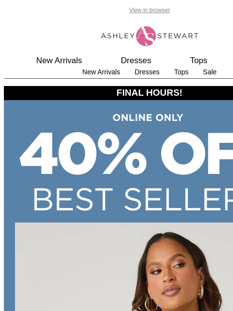 ashleystewart newsletter: Best Sellers Picked By YOU! 🫶