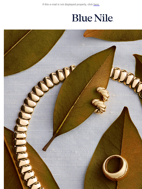 bluenile newsletter: Fall’s Favorites: Up to 40% Off*
