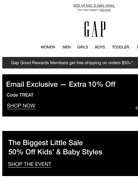 50% off kids' & baby styles. ‌ ‌ ‌ ‌ ‌ ‌ ‌ ‌ ‌ ‌ ‌ ‌ ‌ ‌ ‌ ‌ ‌ ‌ ‌ ‌ ‌ ‌ ‌ ‌ ‌ ‌ ‌ ‌ ‌ ‌ ‌ ‌ ‌ ‌ ‌ ‌ ‌ ‌ ‌ ‌ ‌ ‌ ‌ ‌ ‌ ‌ ‌ ‌ ‌ ‌ ‌ ‌ ‌ ‌ ‌ ‌ ‌ ‌ ‌ ‌ ‌ ‌ ‌ ‌ ‌ ‌ ‌ ‌ ‌ ‌ ‌ ‌ ‌ ‌ ‌ ‌ ‌ ‌ ‌ ‌ ‌ ‌