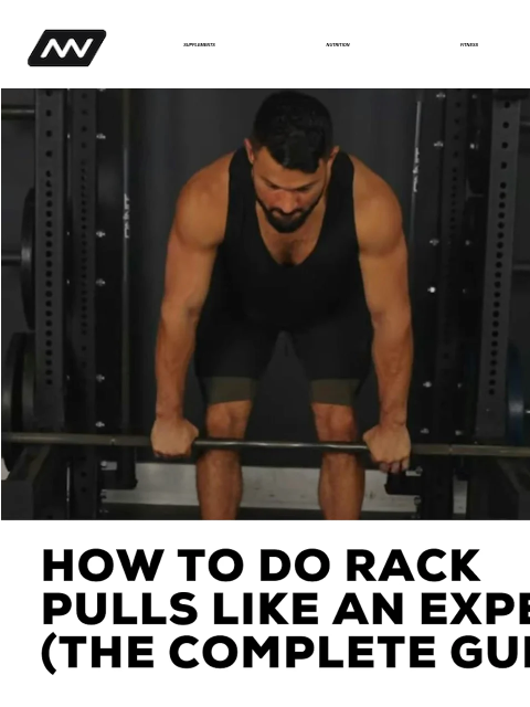 We'll break down what the rack pull is, how it may benefit you, and how you can use it to get really freakin' strong. SUPPLEMENTS NUTRITION FITNESS APPAREL If you've been curious about