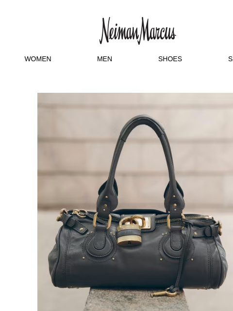 neimanmarcus newsletter: Chloé revives the Paddington