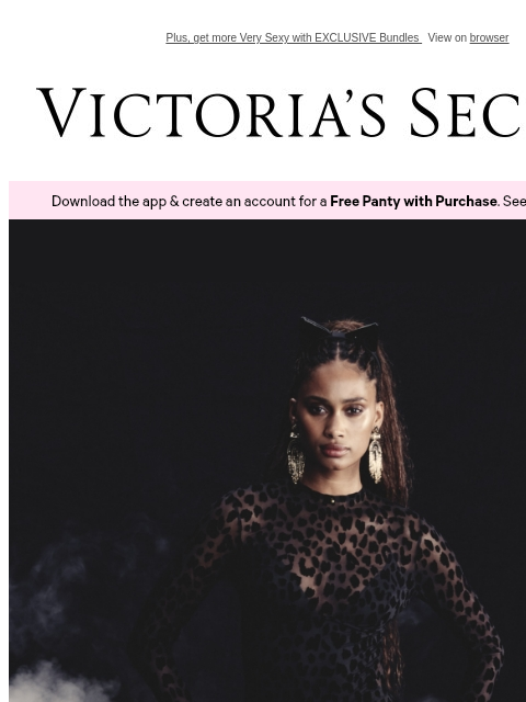 victoriassecret newsletter: Halloween Looks So Good, They're Scary