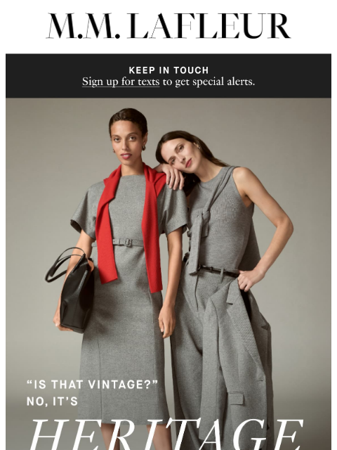 mmlafleur newsletter: Sorry, Grandma 🫶 Down with traditional tweed.