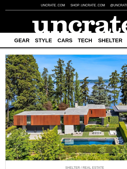 uncrate newsletter: Triptych House & more