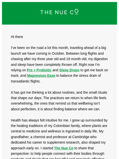 thenueco newsletter: What feeling well means right now