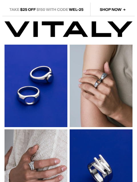 vitalydesign newsletter: Your ring collection NEEDS this