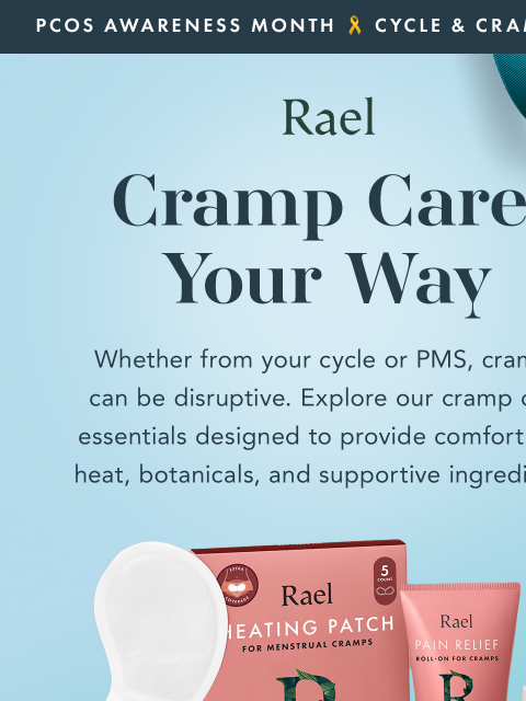 getrael newsletter: Your Cramp Care Toolkit Awaits