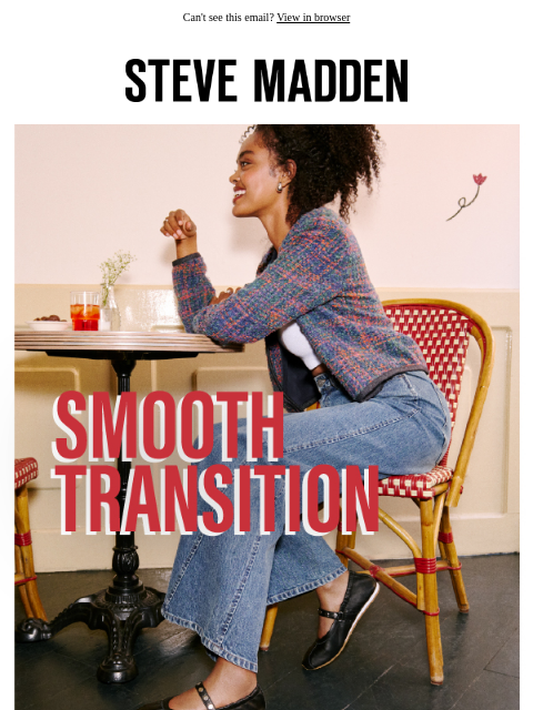 stevemadden newsletter: Steps Ahead Of The Weather